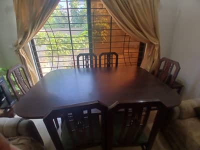 dining table (PURE SHESHAM WOOD)