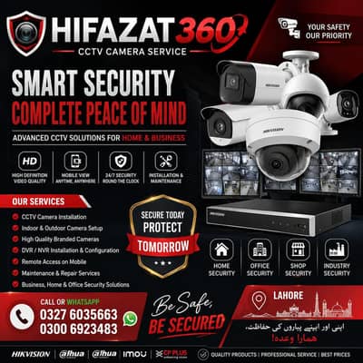 HIFAZAT360 CCTV Camera Service