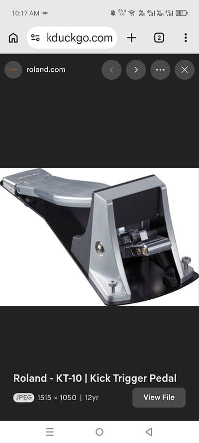 roland kt10 kick pedal