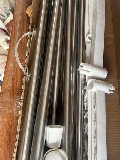 Double rod telescopic clothes hanger