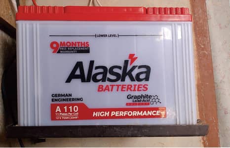 Alaska BATTERIES A 110 Only One month Used