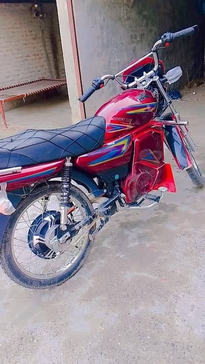 new electric bike red colour