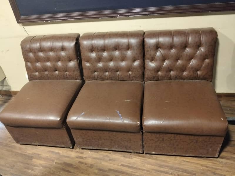 3 separate sofas 0