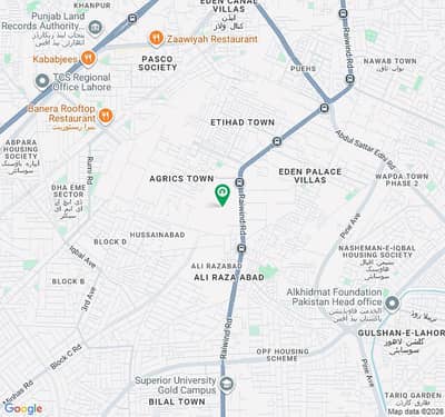 1 Kanal Corner Plot Available For Sale At 100 Feet Road In The Best Society Of Lahore Walking Distance From Raiwind Road Lahore