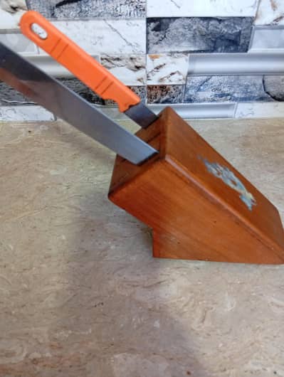 pure wood knife rack
