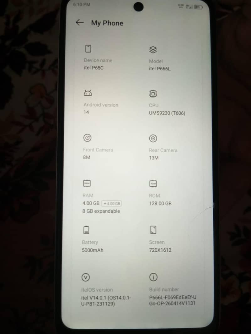 Itel P65C 4
