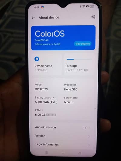 OPPO A38 Urgent sale