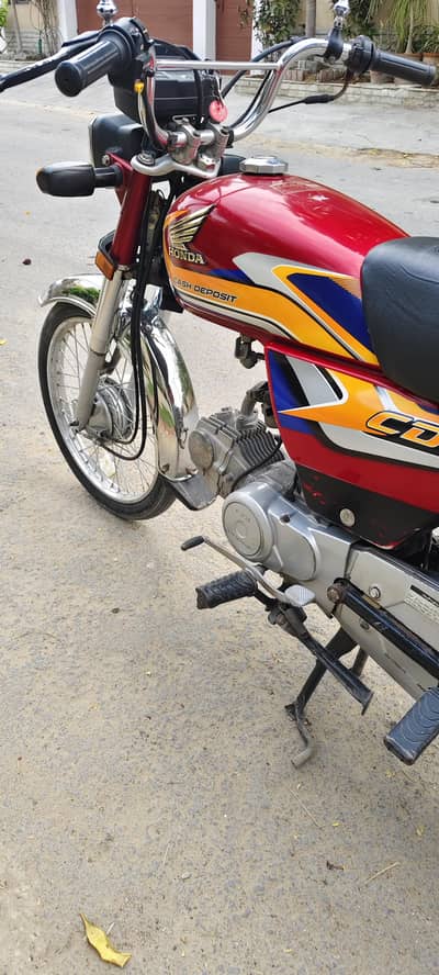 Honda CD 70 model 2025 Karachi number