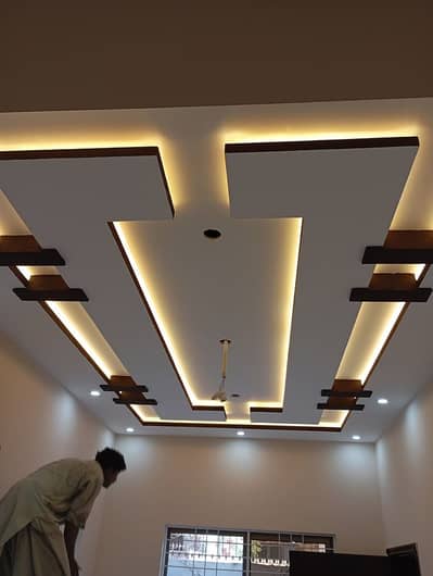 Gypsum ceiling - pop ceiling - Custom Designs - Pvc False ceiling