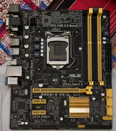 ASUS B85M-G R2.0 LGA1150 DDR3 Motherboard (As-Is / For Repair)