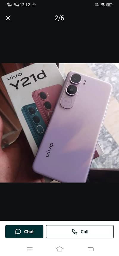 vvivo y21d with complete box