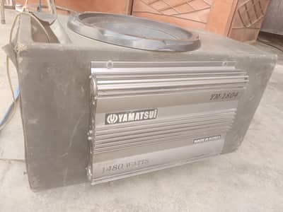 Complete Car Sound System | Woofer + Amplifier + Oval Speakers