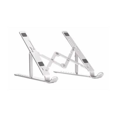 Aluminum Foldable Laptop Stand | Adjustable, Portable | Free Delivery