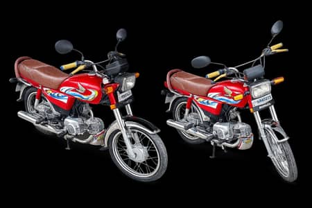 Honda CD 70 2024 Red | Excellent Condition | For Sale
