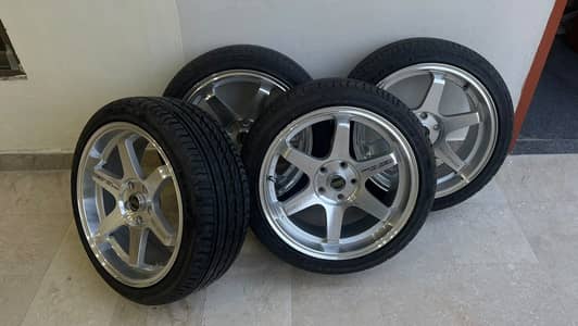 TE37 18inches 8j 114x5 pcd Tokyo Time Attack