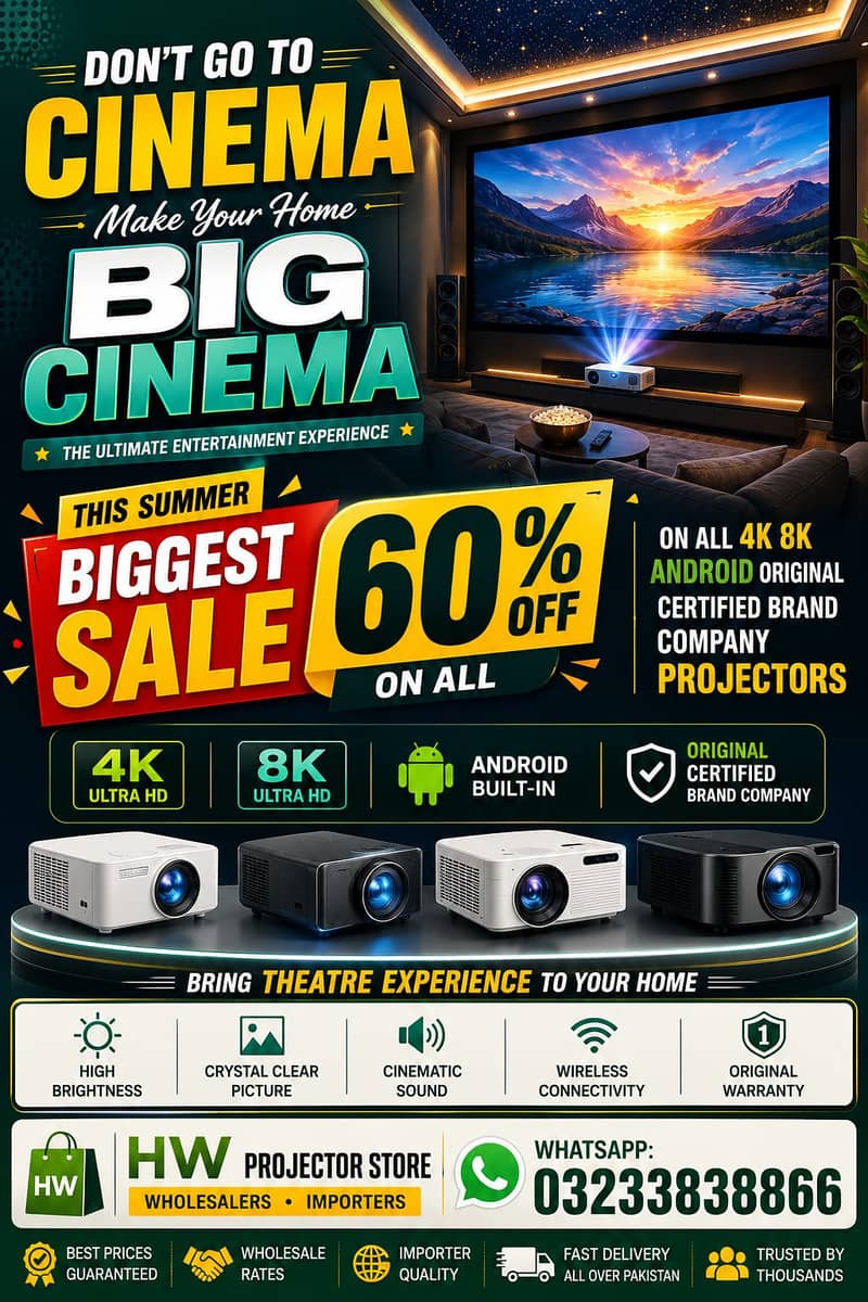ANDROID PROJECTOR , HD PROJECTOR , LED PROJECTOR MULTIMEDIA PROJECTOR. 15