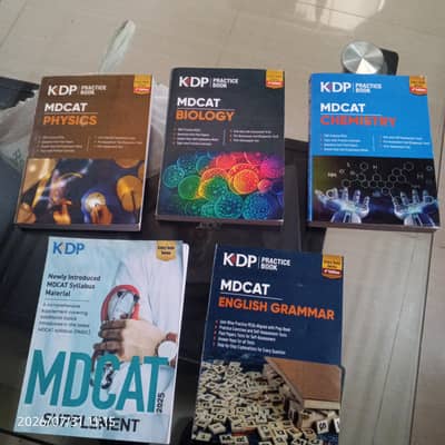 KDP Practice books for MDCAT  (5 Set)