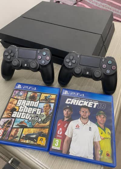 PS4 Fat 500GB with Games and Controllers
