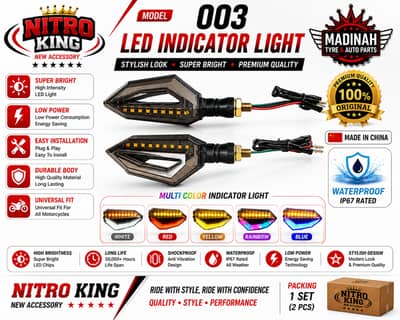 Nitro King Model 003 LED Indicator Light | Universal Motorcycle