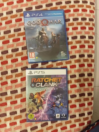 ratchet and clank ps5 and god of war ps4