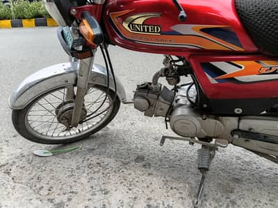applied for 2025 model united 70cc all. oky koi fault excident nhi