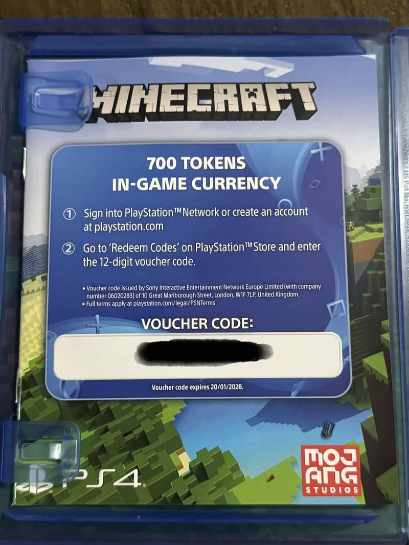 Minecraft ps4 cd 2