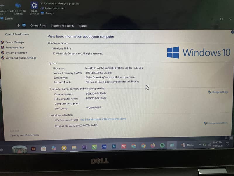 DELL LATITUDE E5550 4