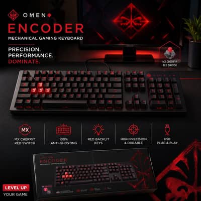 BLOODY OMEN ENCODER MECHANICAL GAMING KEYBOARD