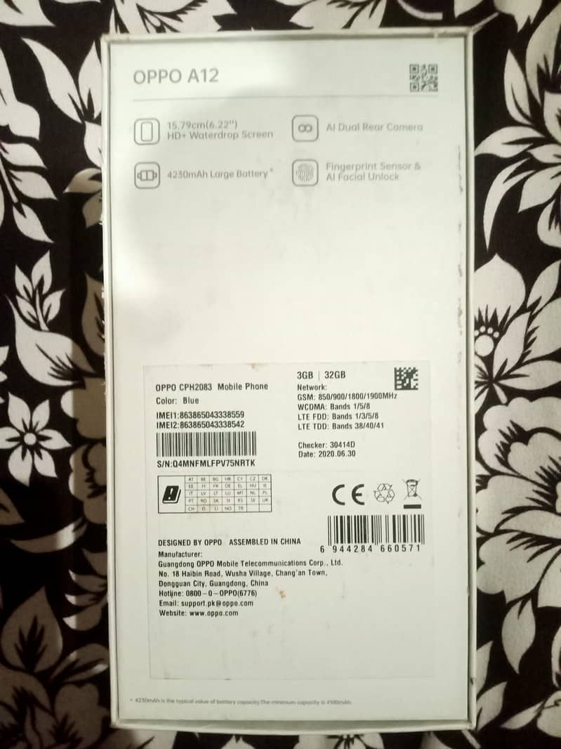 OPPO A12 7