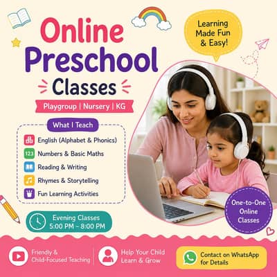 preschool online teacher