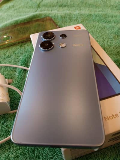 Xiaomi Redmi Note 13 with box 2 cover condition 10/10 pta approved