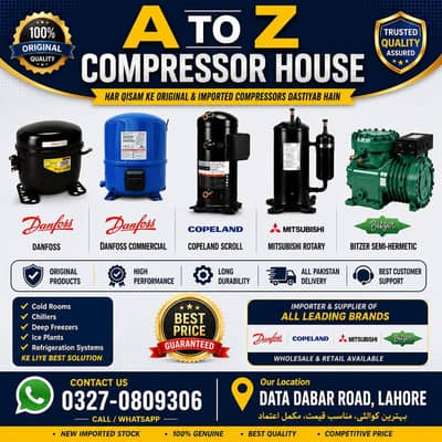 All Type of Fridge freezer chillers plants colada storage compressor