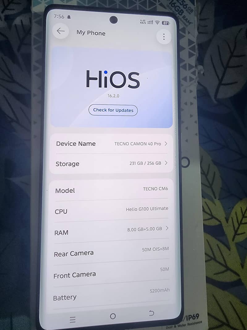 Camon 40 pro 3