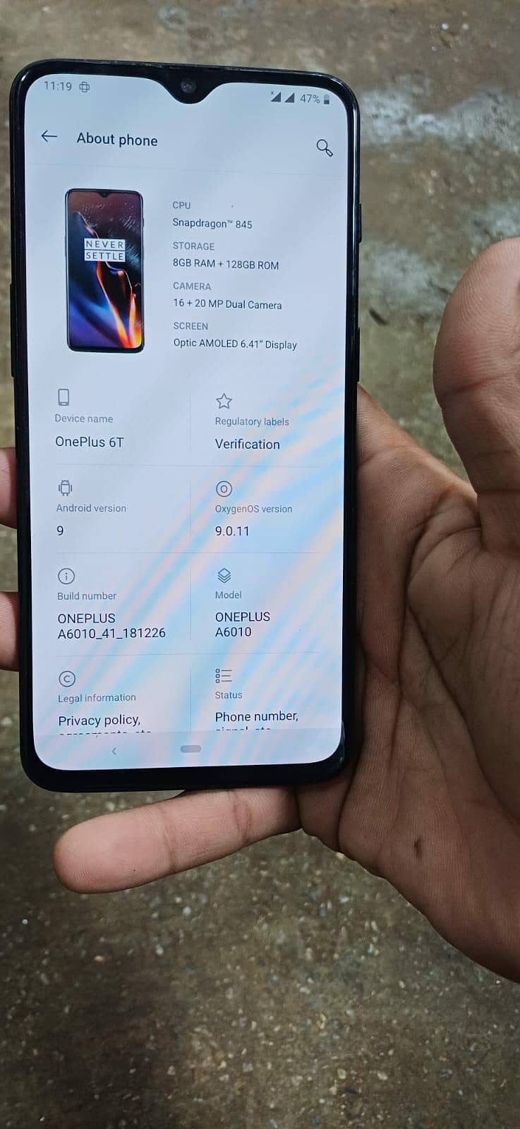 One Plus 6T 1
