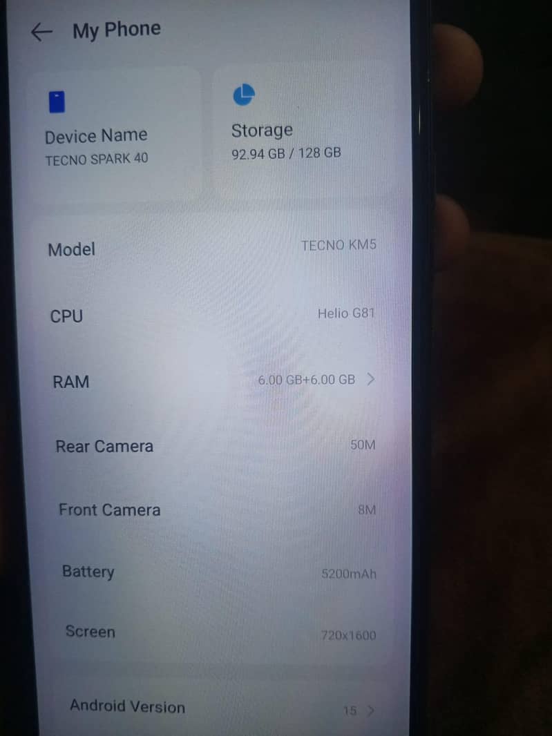 Tecno Spark 40 7