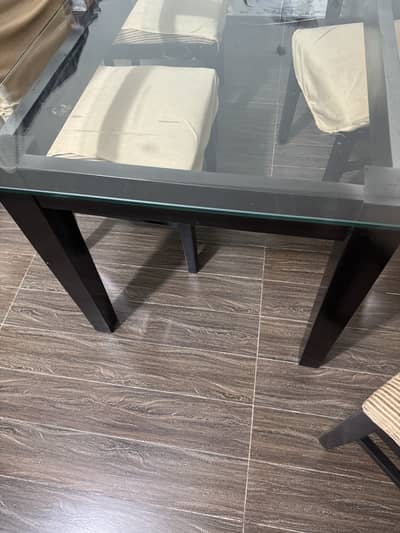 Dinning table 7x3 with 8 chairs