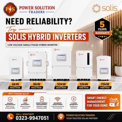Solis Hybrid Solar Inverters & Pylontech/Dyness Lithium Batteries |