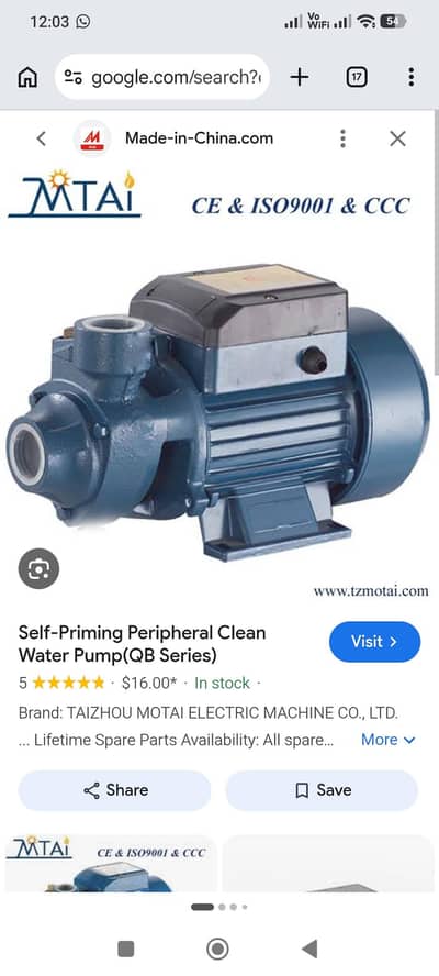 Choha Pump Motor