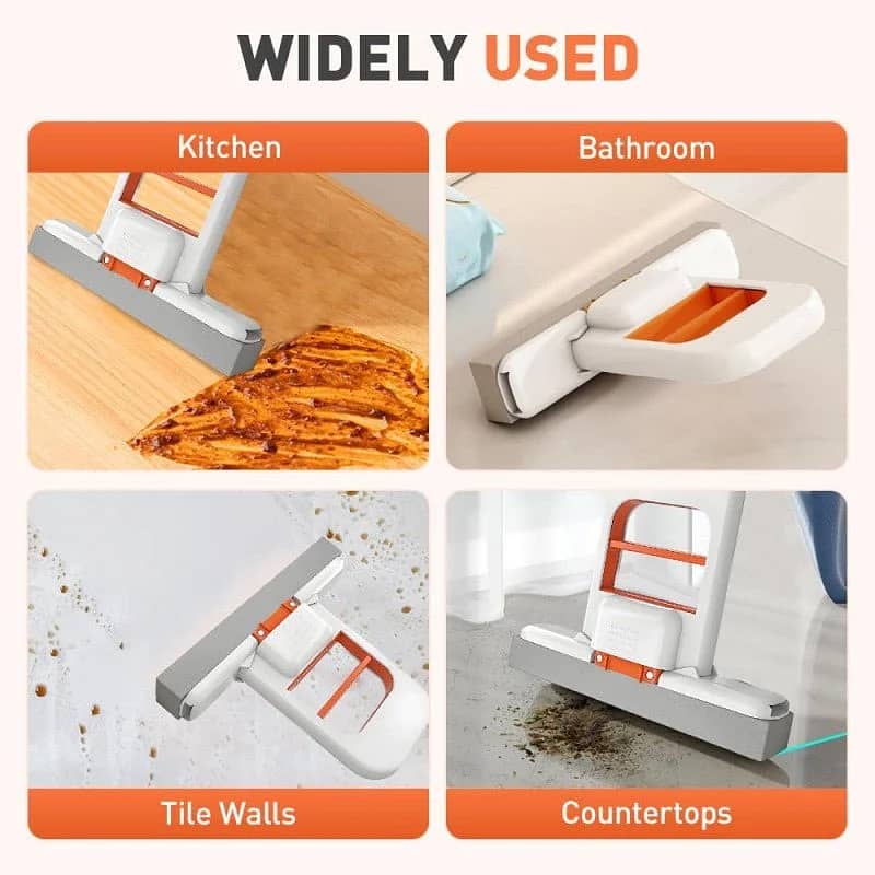 Mini Foldable Desktop Mop | Self-Squeeze Sponge Cleaning Mop 1