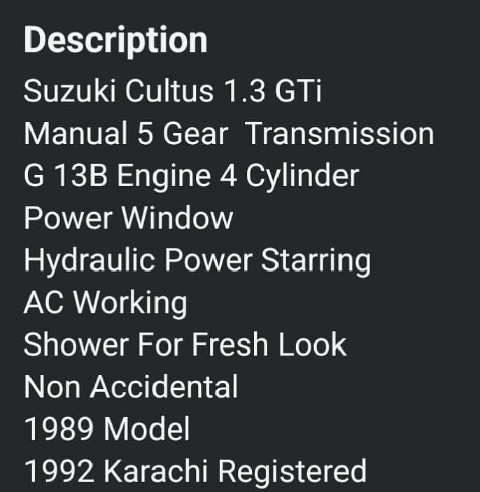 Cultus Japanese 1300cc 3