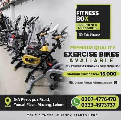 Exercise Cardio Cycle machine| Treadmill machine|Home gym|Dumbbells