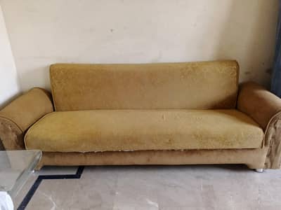 Seater Sofa Cum Bed | Good Condition | Comfortable & Strong