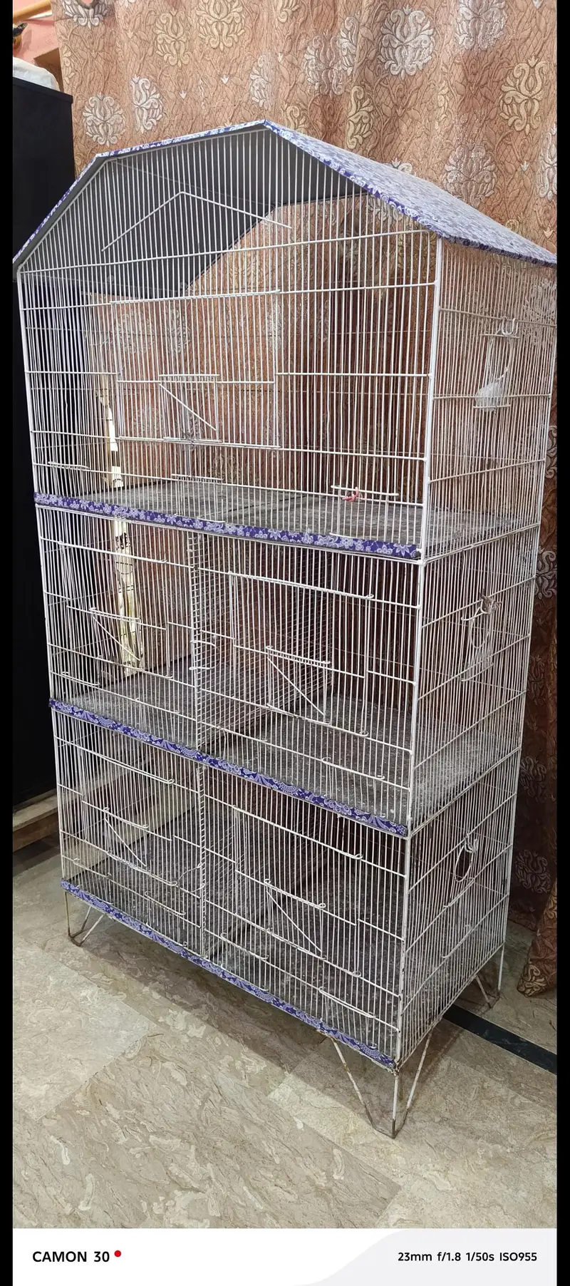 Five Portion Birds Cage For Sale — photo 2