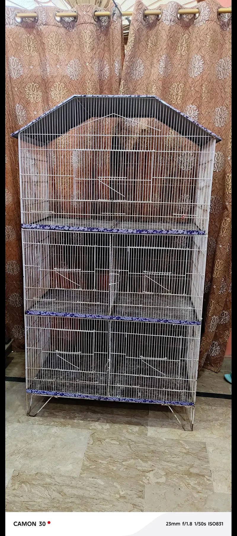 Five Portion Birds Cage For Sale — photo 3