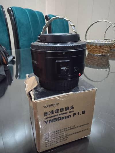 YONGNUO 50mm lense f1.8 DSLR lense