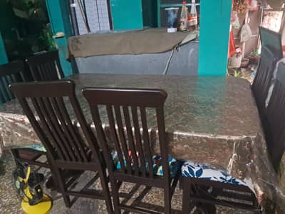 Dining Table and chair 6 peace
