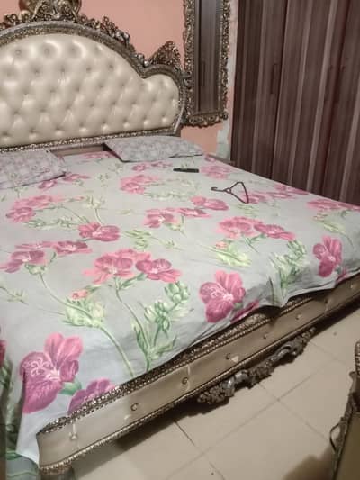 bed side tables and dressing table, complete set, condition good