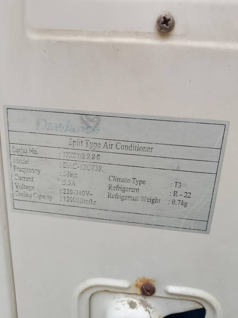 Dawlance 1 Ton Split AC 9