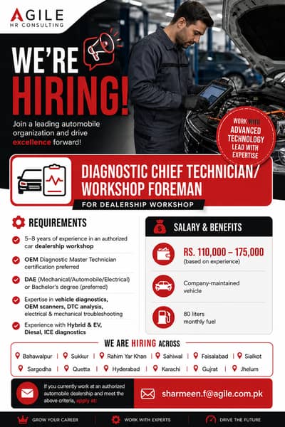 Diagnostic Master Technician/ Dealer Technical Leader