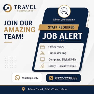 Office Staff Required – Join Our Professional Team